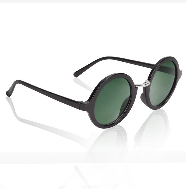 Knotyy Round Sunglasses(Green)