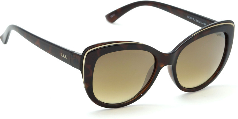 IDEE Butterfly, Cat-eye Sunglasses(Golden)