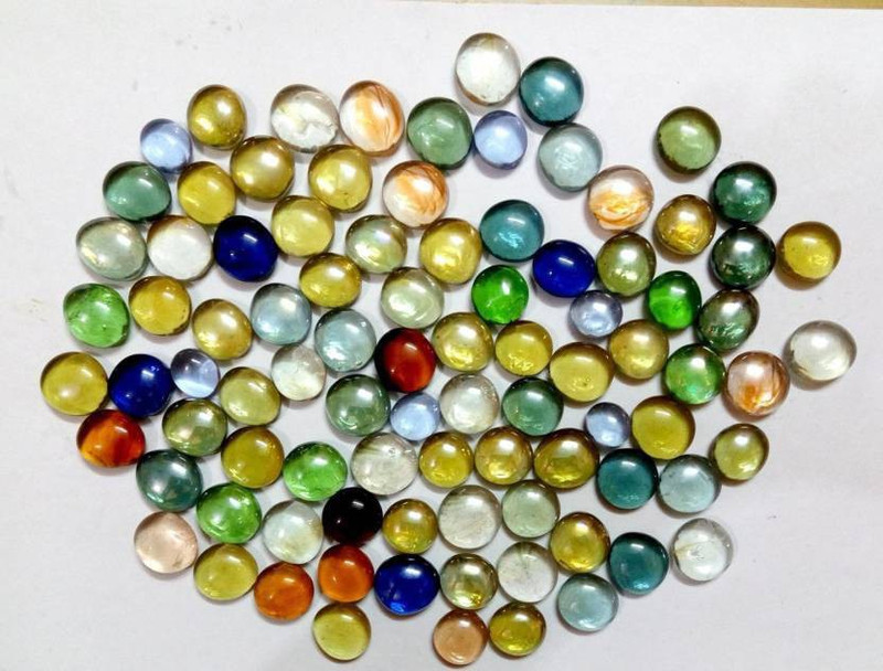 day Multicolor Decorative Glass Pebbles (pack contains 80 pebbles) colorful vase fillers for home decoration Polished Round Crystal Pebbles (Multicolor 80 Pieces) Vase Filler(VAse Filler, stone_pebble)