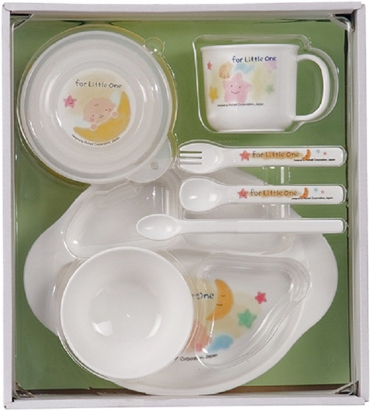 Richell Feeding Set - PE, Silicon(White)
