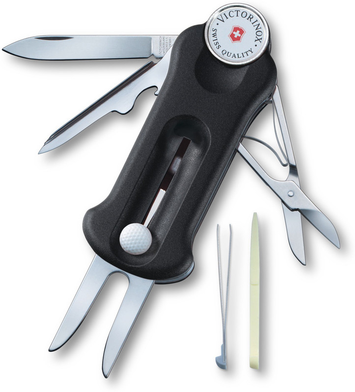 Victorinox Golf Tool Black Swiss Army Knife(Black)