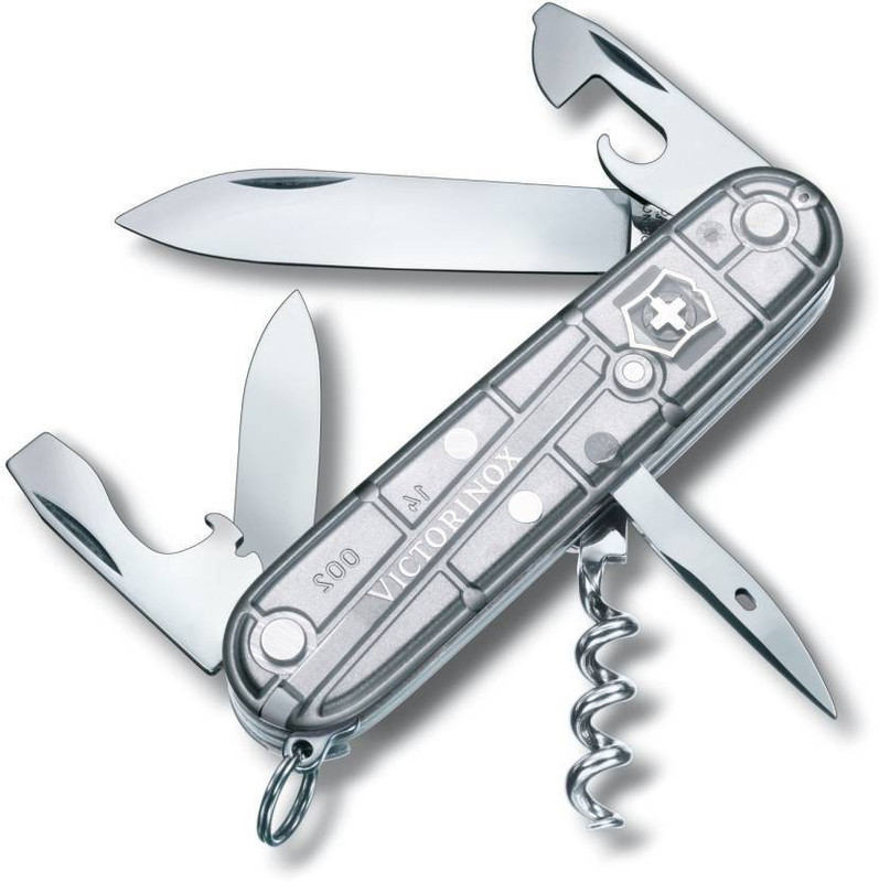 Victorinox Spartan SilverTech, Silver Transparent Swiss Army Knife