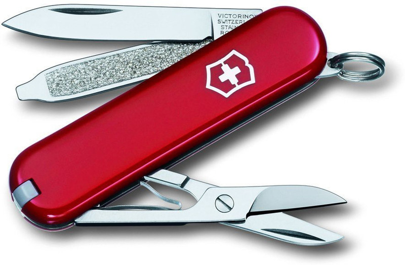 Victorinox 7 Function Matt Finish Swiss Army Knife(Red)