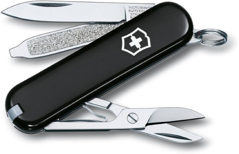 Victorinox Blister Range 7 Function (black) Swiss Army Knife(Black)