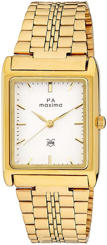 Maxima 06092CMGY Gold Analog Watch - For Men