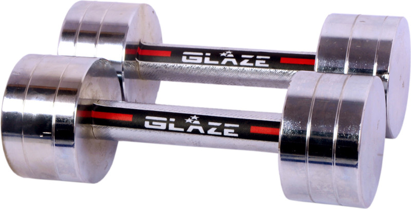 Glaze Premium (5kg x 2 = 10kg) Fixed Weight Dumbbell(10 kg) Glaze Premium (5kg x 2 = 10kg) Fixed Weight Dumbbell(10 kg)