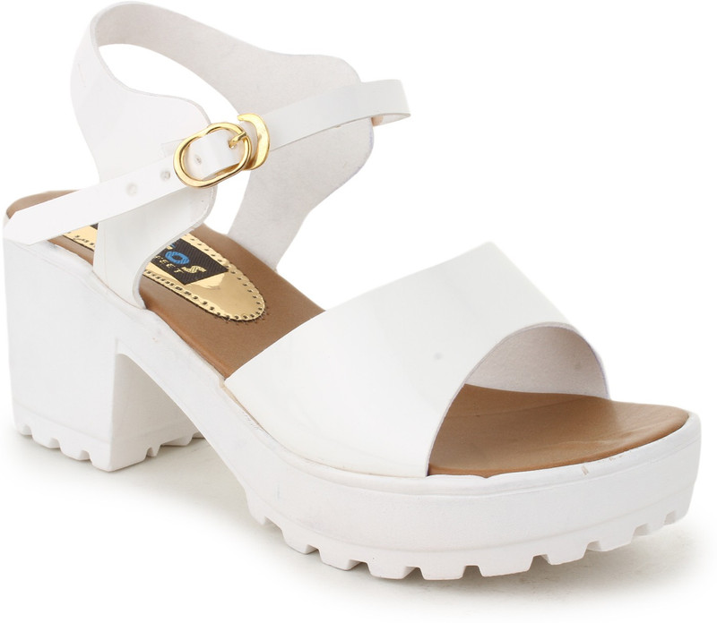 Sapatos Women White Heels