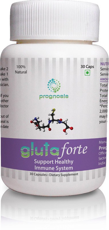prognosishealthcare Glutaforte ( L-glutathion 500mg fairness , skin whitening & anti-ageing)(1150 mg)