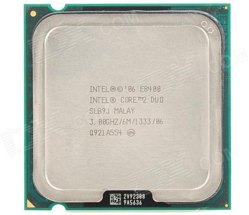 Intel 3 GHz LGA 775 e8400(oem pack)+THERMAL PASTE WITH THREE YEAR WARRANTY BY SST2017(SELLER) Processor(Silver)
