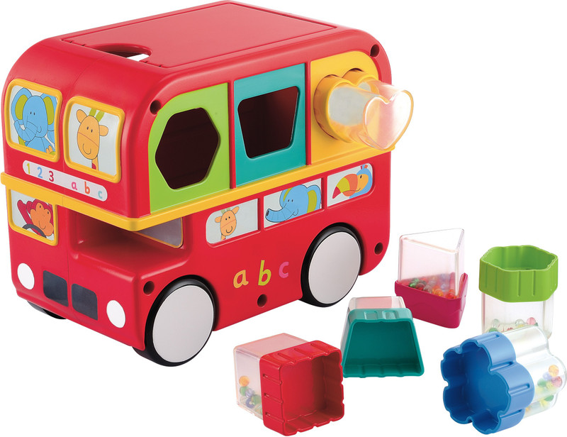 Giggles Shape Sorting Bus(Multicolor)