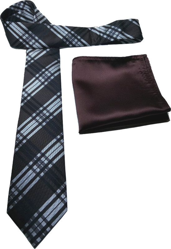 mentiezi Checkered Tie(Pack of 2)