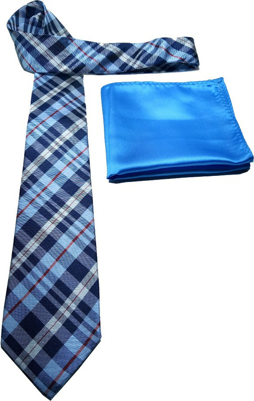 mentiezi Checkered Tie(Pack of 2)