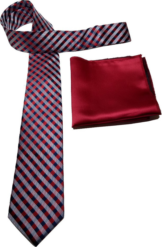 mentiezi Checkered Tie(Pack of 2)