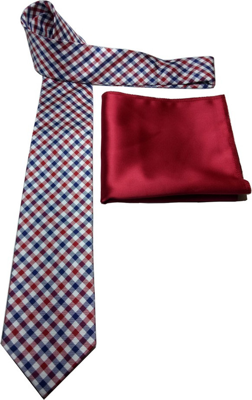 mentiezi Checkered Tie(Pack of 2)
