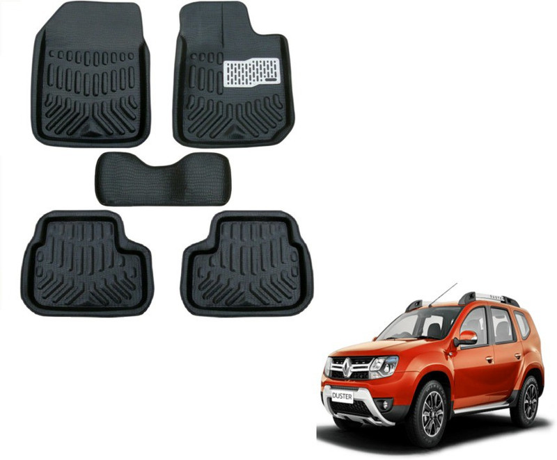 Mockhe Plastic 3D Mat For  Renault Duster(Black)