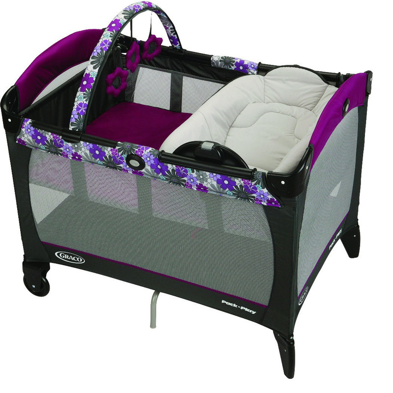 Graco Pnp Rev Napper Portia_9E31Pra Bassinet(Maroon)