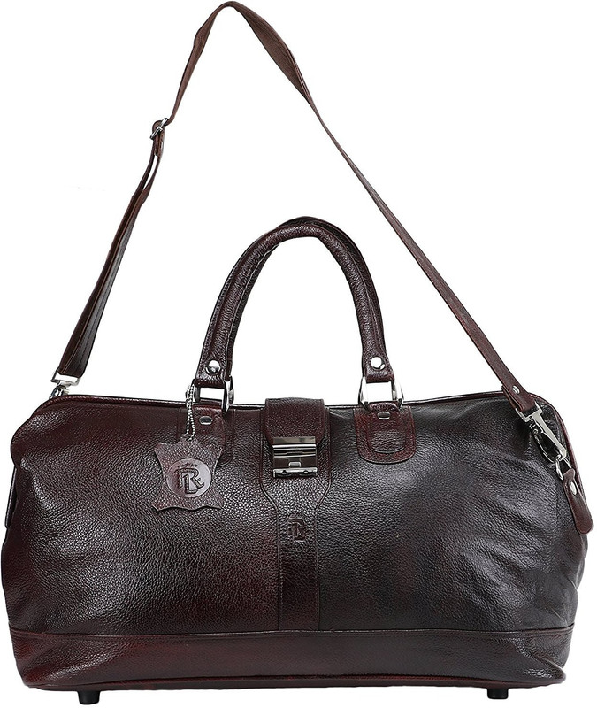 Royal Leather Emporium F.R LUGGAGE Travel Duffel Bag(Brown) Royal Leather Emporium F.R LUGGAGE Travel Duffel Bag(Brown)