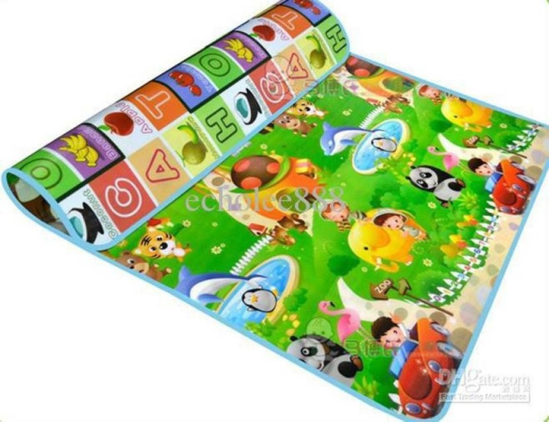kids international PP (Polypropylene) Baby Play Mat(Green, Extra Large)