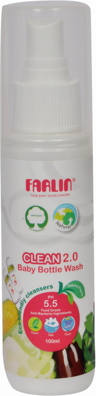 Farlin Natural Baby Liquid Cleanser Spray 100 ML(White)