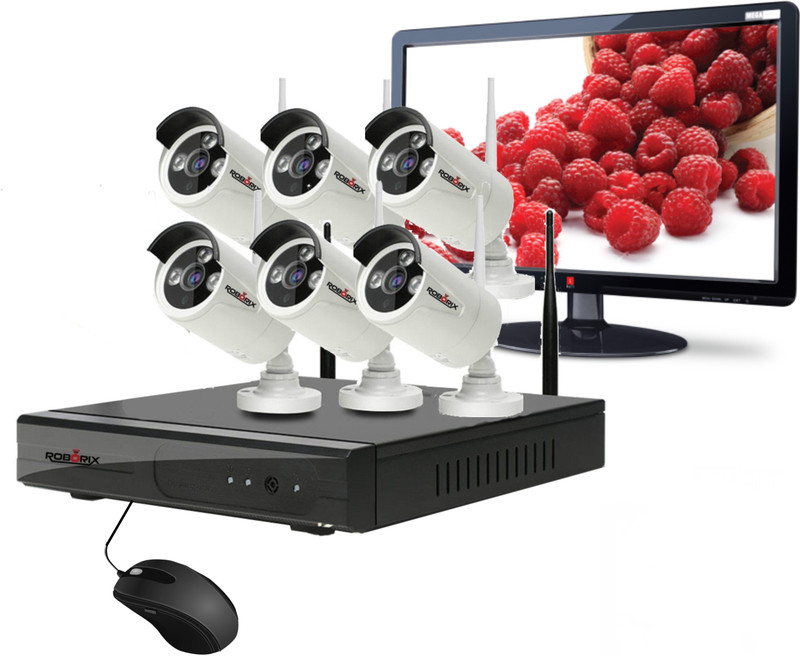 roborix Wireless WiFi System kit Security Camera(1 TB, 8 Channel)