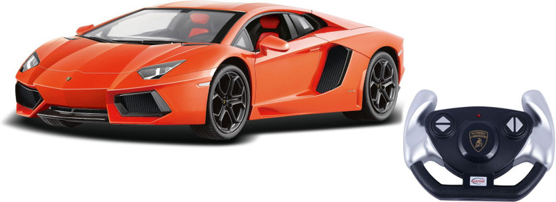 Toyhouse Radio Remote Control 1:14 Lamborghini Aventador LP700-4 RC Scale Model Car(Orange)