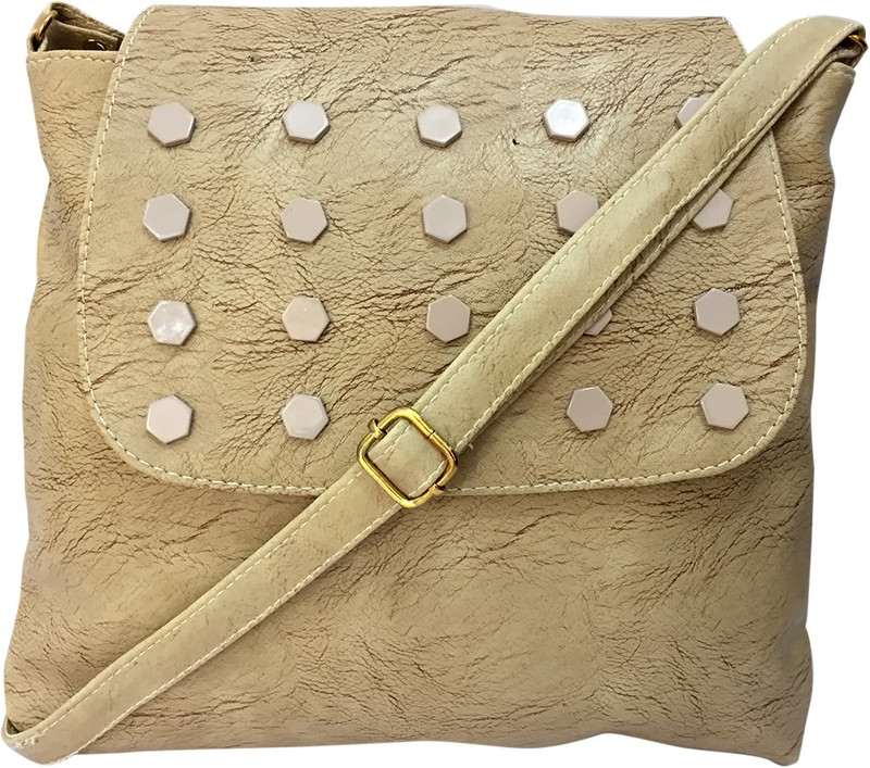 R&R ASSOCIATES Tan Sling Bag