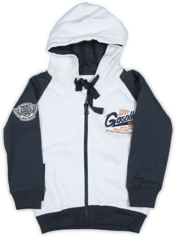 Palm Tree Full Sleeve Solid Baby Boys Jacket