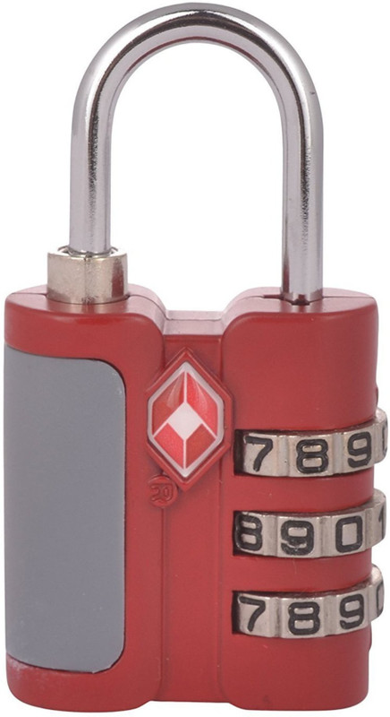 Skywalk TSA Approved 3 Digit luggage lock Safety Lock(Multicolor)