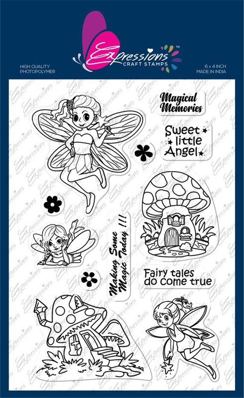 expressions craft stamps Magical Fairies