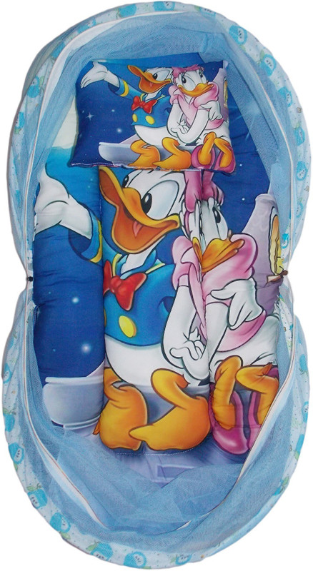 Dolphin52 3D Baby cotton mosquito net bed. Digital print (Donald duck) for babies of AGE: 0-6 months. new born and infants(Fabric, Multicolor) Dolphin52 3D Baby cotton mosquito net bed. Digital print (Donald duck) for babies of AGE: 0-6 months. new born and infants(Fabric, Multicolor)