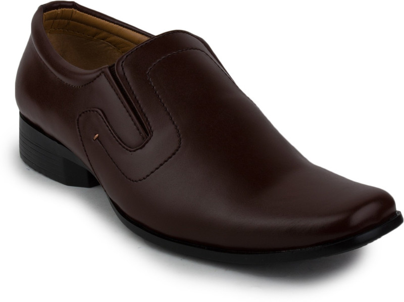 Vilax Dress Shoes Slip On For Men(Brown, Black)