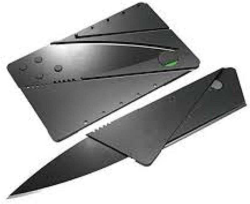 k kudos enterpise Folding Pocket Safety Knife 1 Function Multi Utility Swiss Knife(Black)
