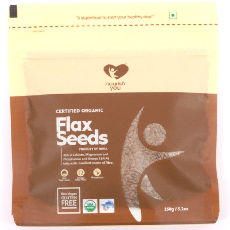 Nourish You Nourish You Organic Flax Seeds(150 g)
