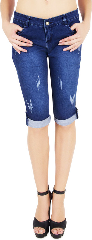 western world fashion Women Denim Capri