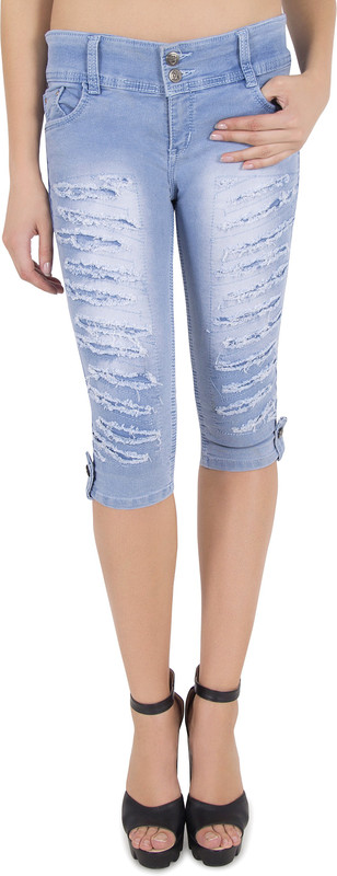 western world fashion Women Denim Capri