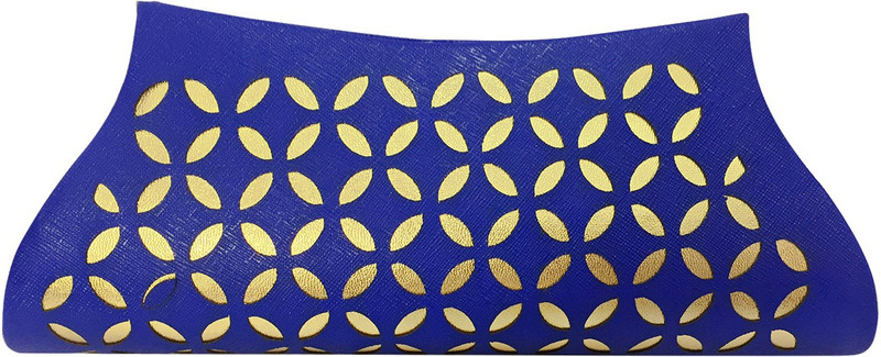R&R ASSOCIATES Casual Blue Clutch