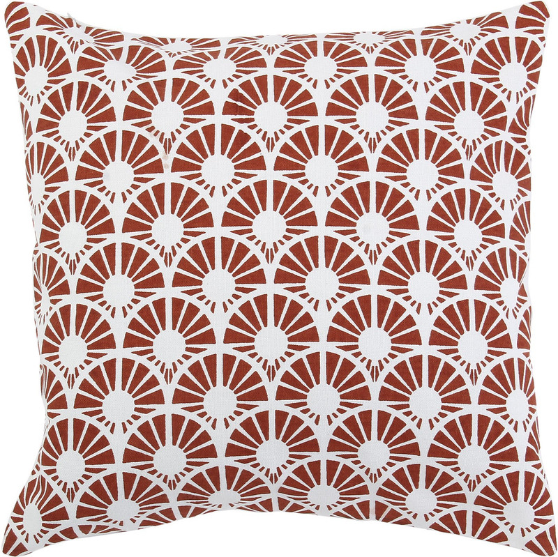 maihomu Printed Cushions & Pillows Cover(45 cm*45 cm, Red)