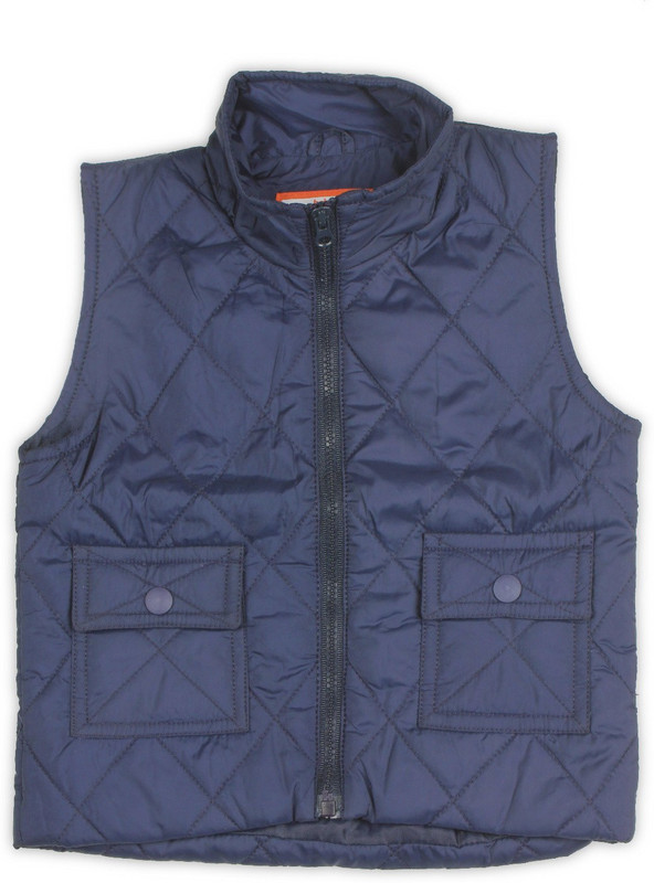 612 League Sleeveless Solid Baby Boys Jacket