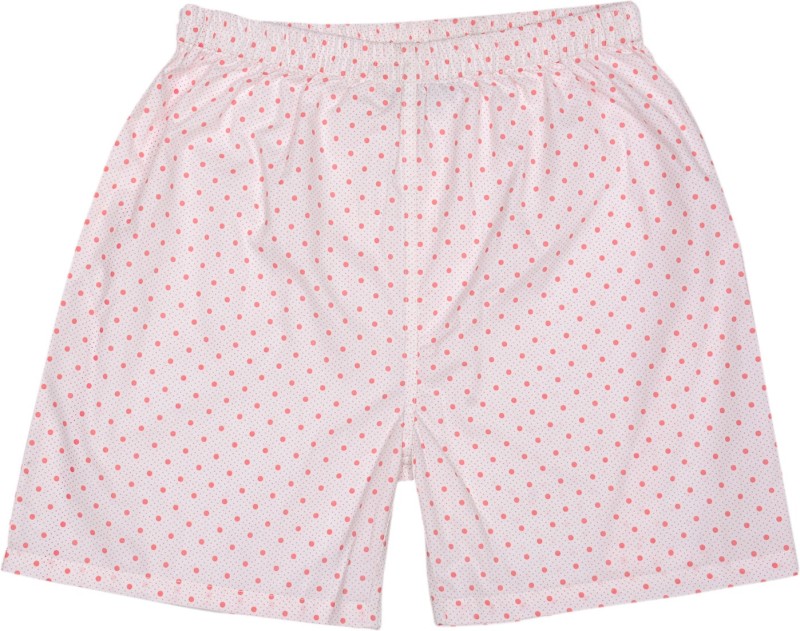 Always Kids Printed Women Pink Regular Shorts