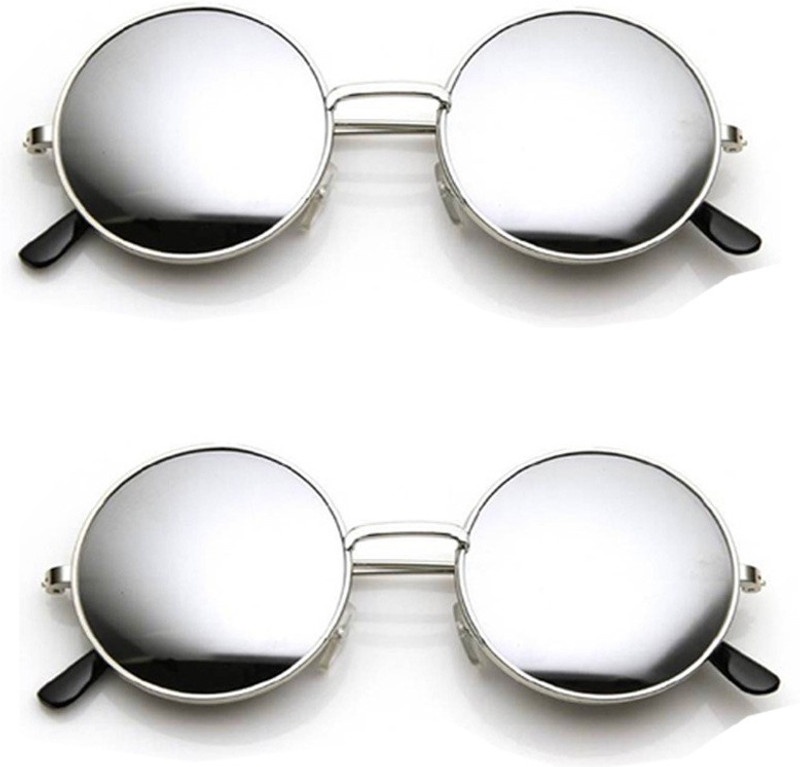 Lee Topper Aviator Sunglasses(Silver)