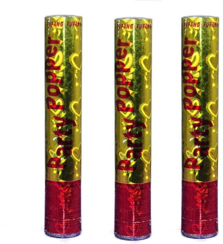 Green party popper golden for kids Green party popper golden for kids