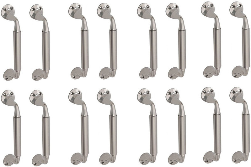 shaks traders Brass Cabinet/Draw Pull(Silver Pack of 16)