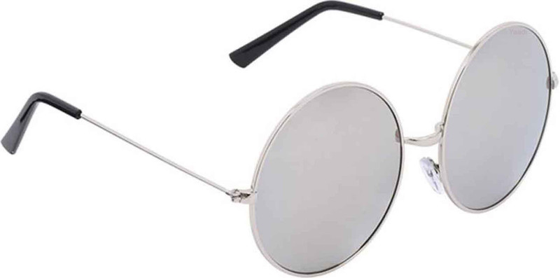 Yaadi Round Sunglasses(Silver)
