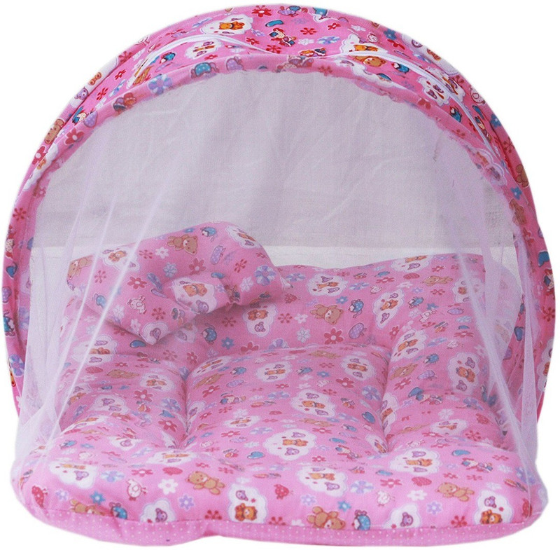 RBC RIYA R baby-024BB Convertible Baby Bed(Fabric, Pink)
