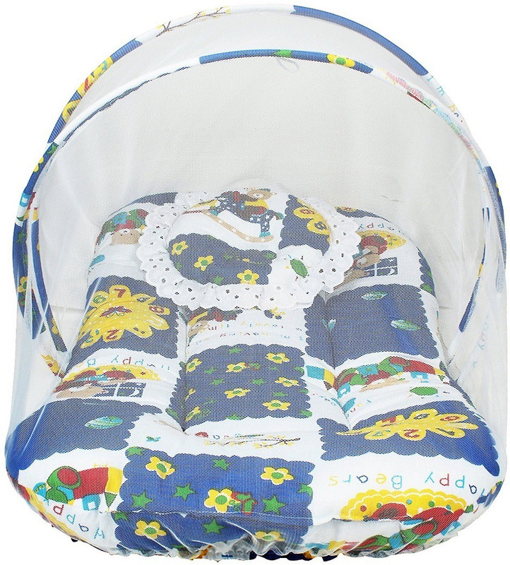 RBC RIYA R baby-022A Cotton Washable Infants Mosquito Net(Blue, Tent)