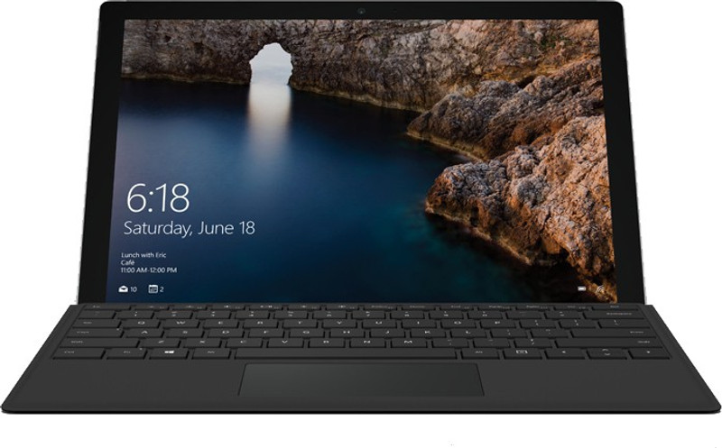 Microsoft Surface Pro 4 Core m3 6th Gen - (4 GB/128 GB SSD/Windows 10 Home) 1724 2 in 1 Laptop(12.3 inch, Silver, 0.76 kg)