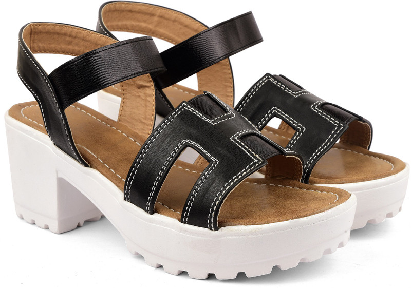 Bare Soles Women Black Heels