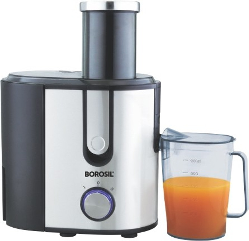 Borosil SS Primus 800 W Juicer(Steel And Black, 1 Jar)