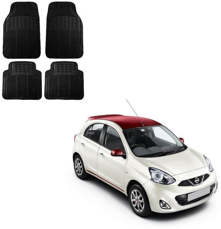 Autokraftz Rubber Standard Mat For Nissan Micra Black Buy