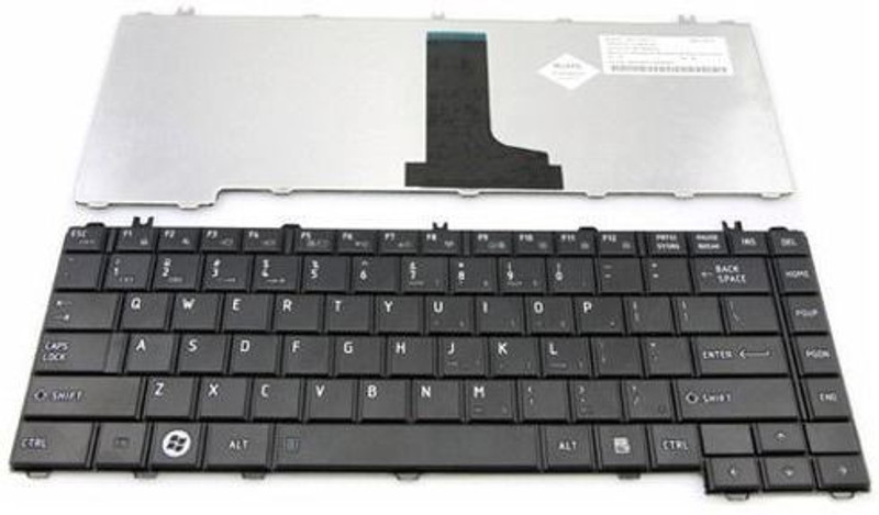 SellZone Laptop Keyboard Compatible For TOSHIBA SATELLITE C600 C640 C645 C645D L640 SERIES US Internal Standard Laptop Keyboard Compatible with Desktop, Laptop, Mac(Black)